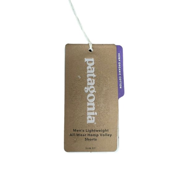 Patagonia Lightweight All-Wear Hemp Forge Grey Volley Shorts Men's Size Medium - Picture 4 of 4